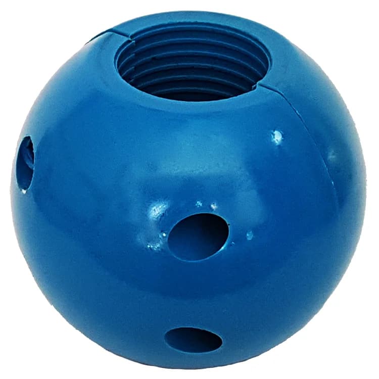 Polyurethane cable stopper — blue, 63 mm cable size (CS.BLU.63)