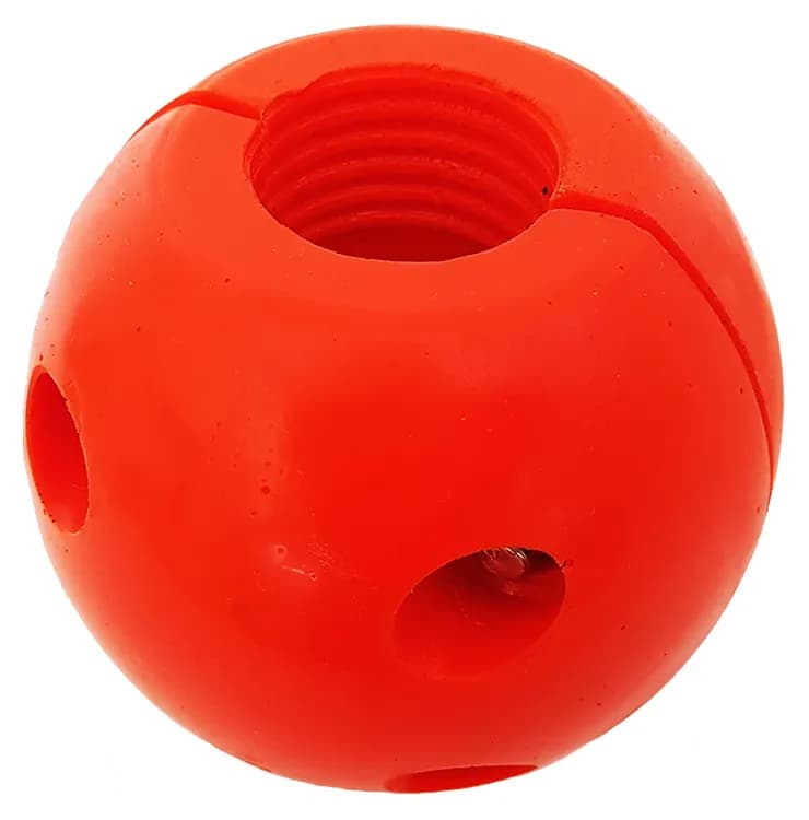 Polyurethane cable stopper — orange, 45 mm cable size (CS.ORG.45)