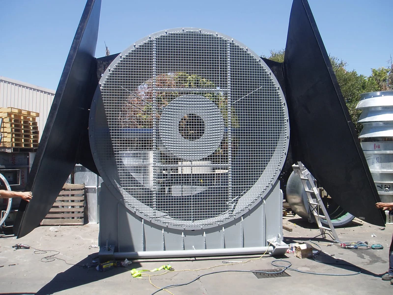 HDPE damper door commissioned in primary ventilation circuit