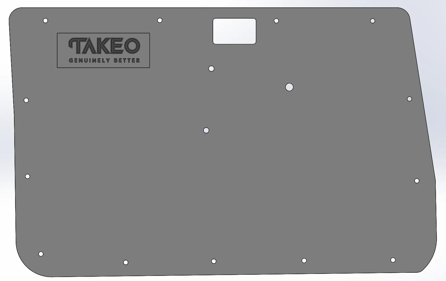 HDPE LandCruiser door card set — 4-door variant render
