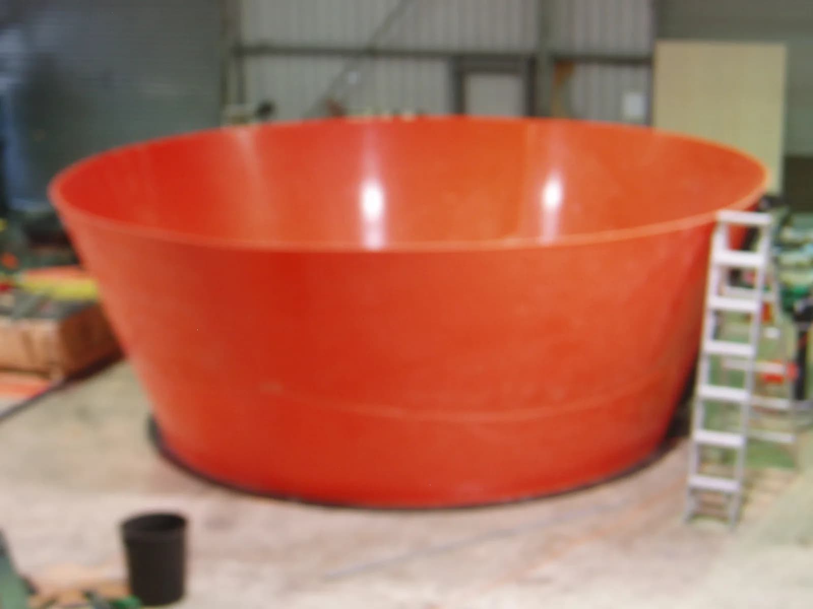 Vasse 5.5 m primary intake cone — workshop view 1