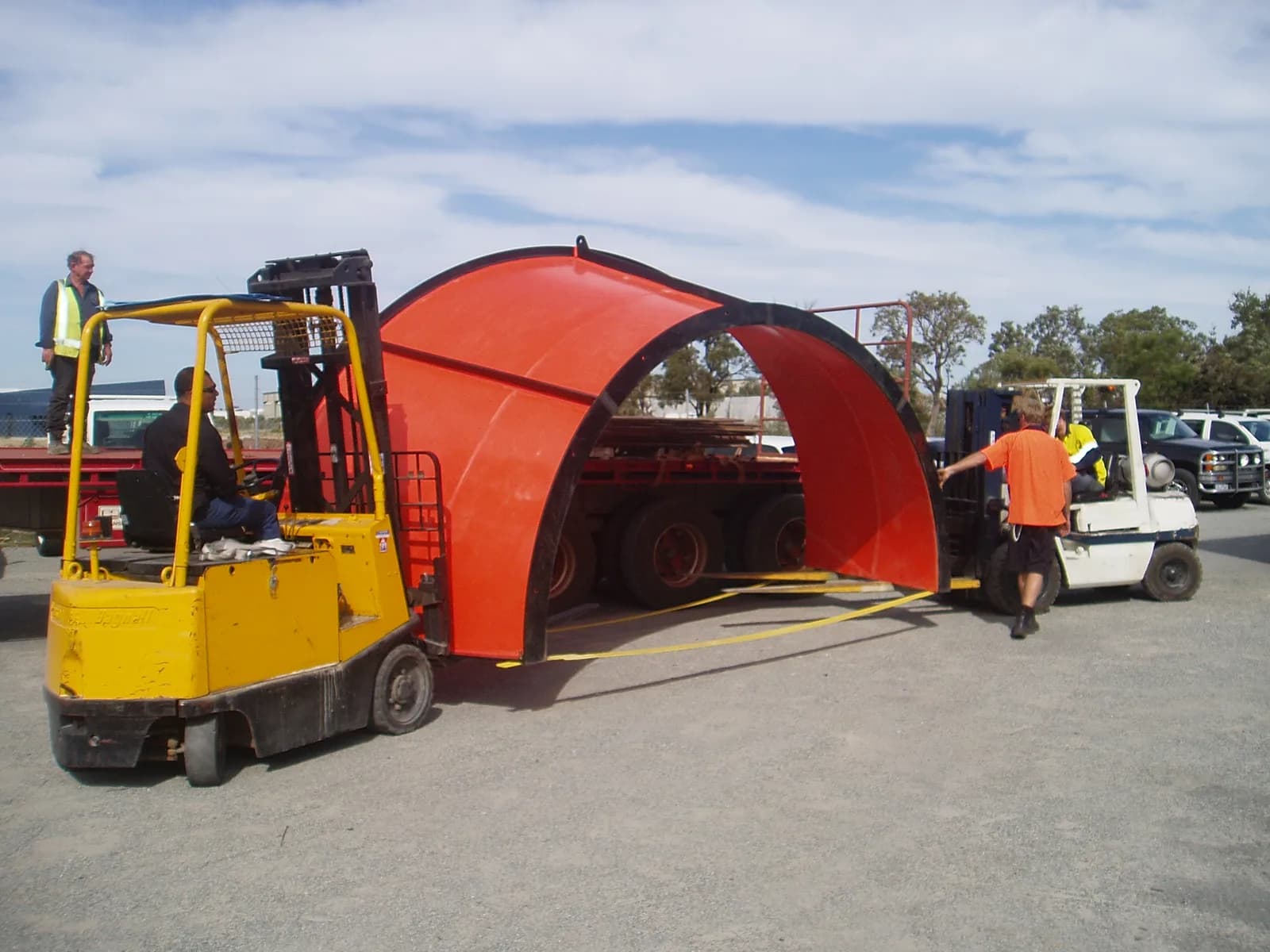 Vasse 5.5 m primary intake cone — workshop view 2