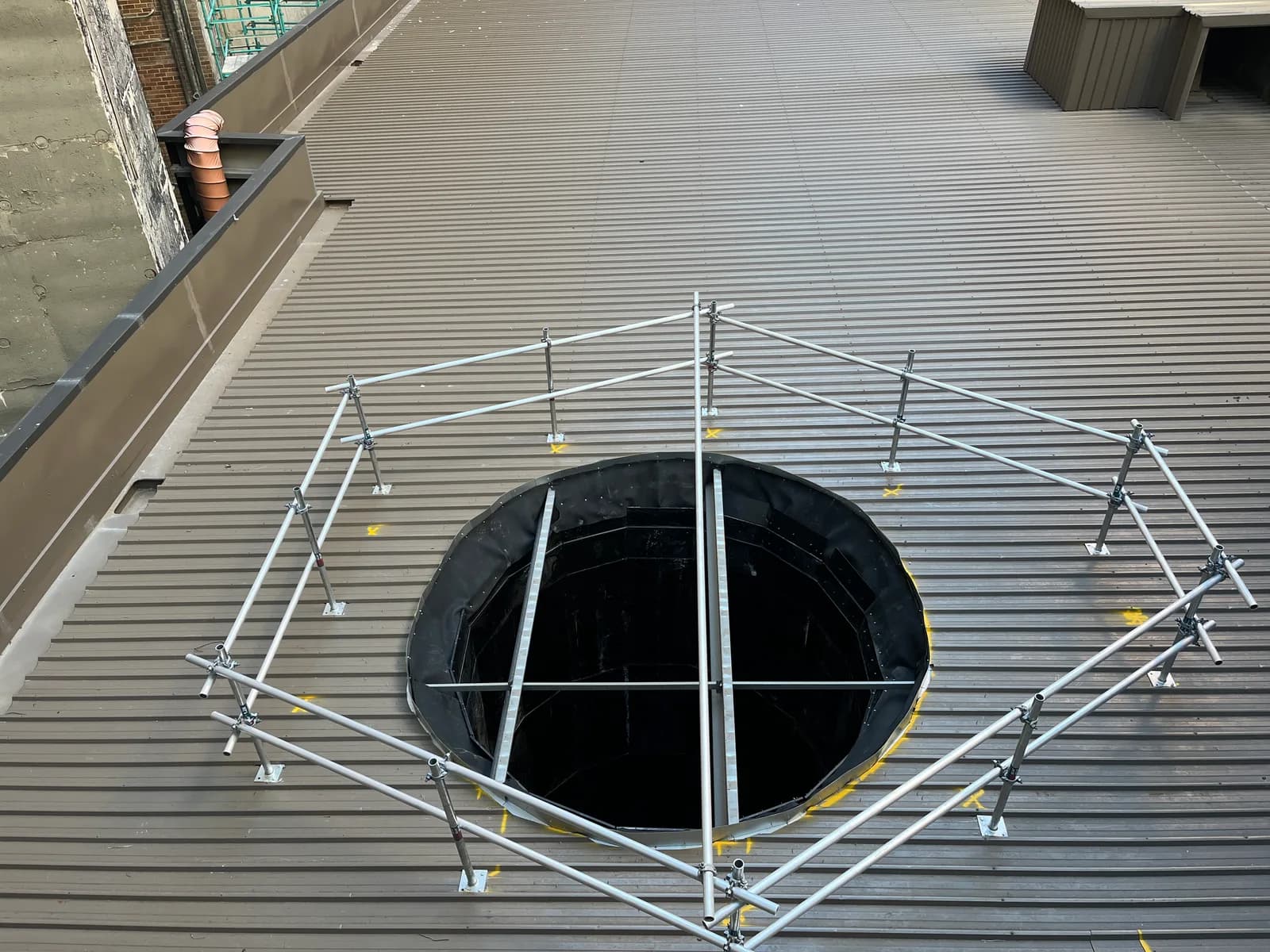 Modular stacked HDPE Polyduct configuration