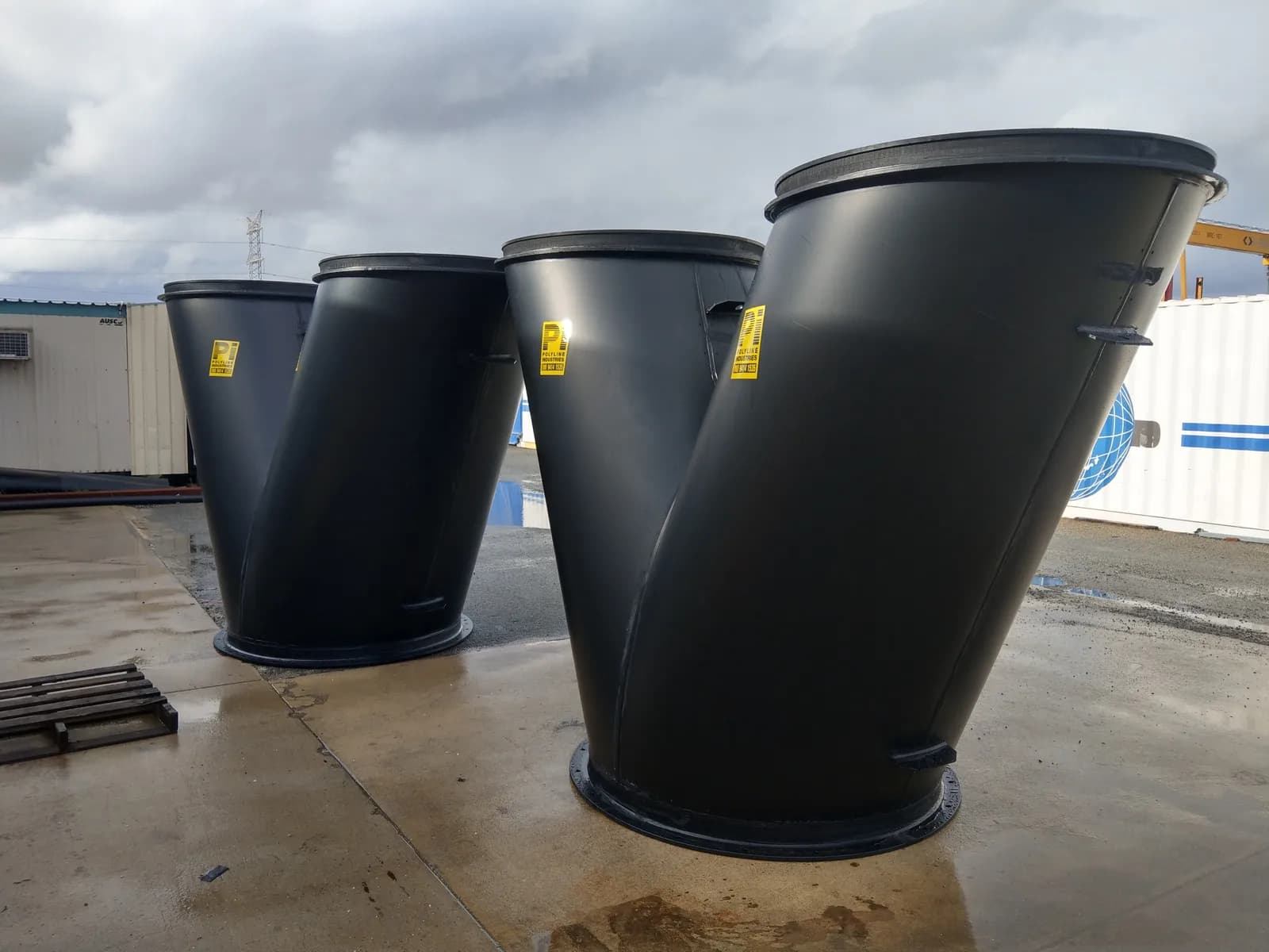 1400-1600 mm fabricated trouser-Y duct — view 2