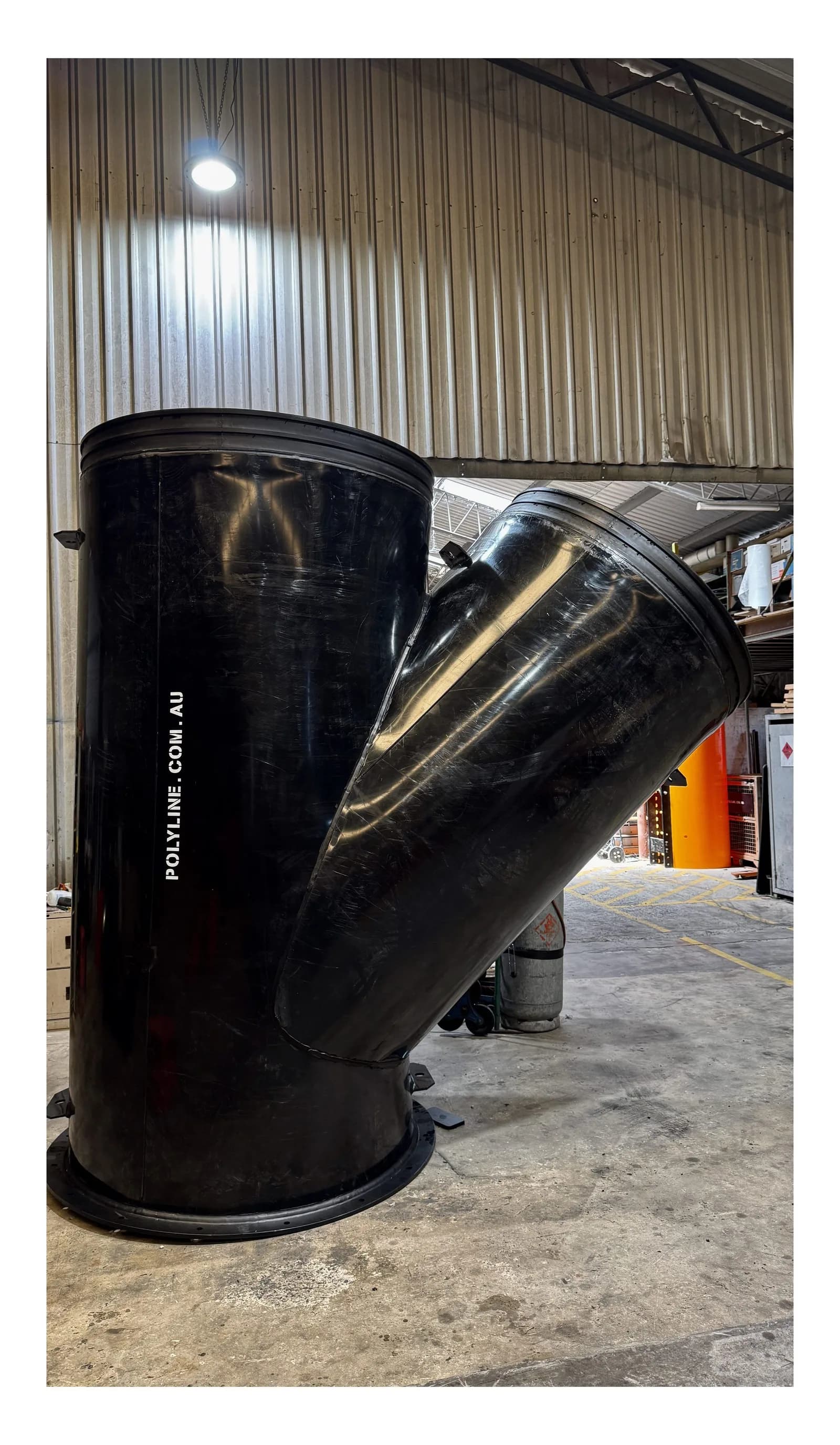 Polyduct Y-piece fitting
