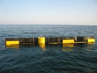 Polyethylene oil-spill response equipment — field-deployed