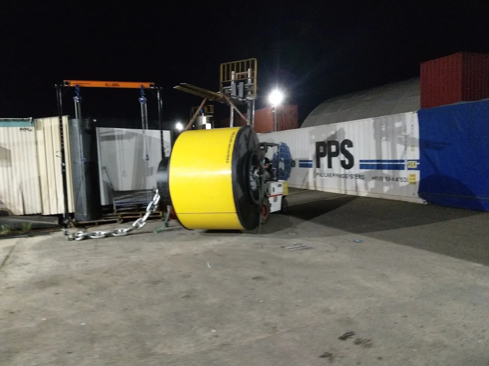 7-tonne pontoon buoys for Koolan Island — assembly detail