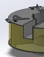 Medium HDPE Donut pump float — 1,000 to 1,600 kg load