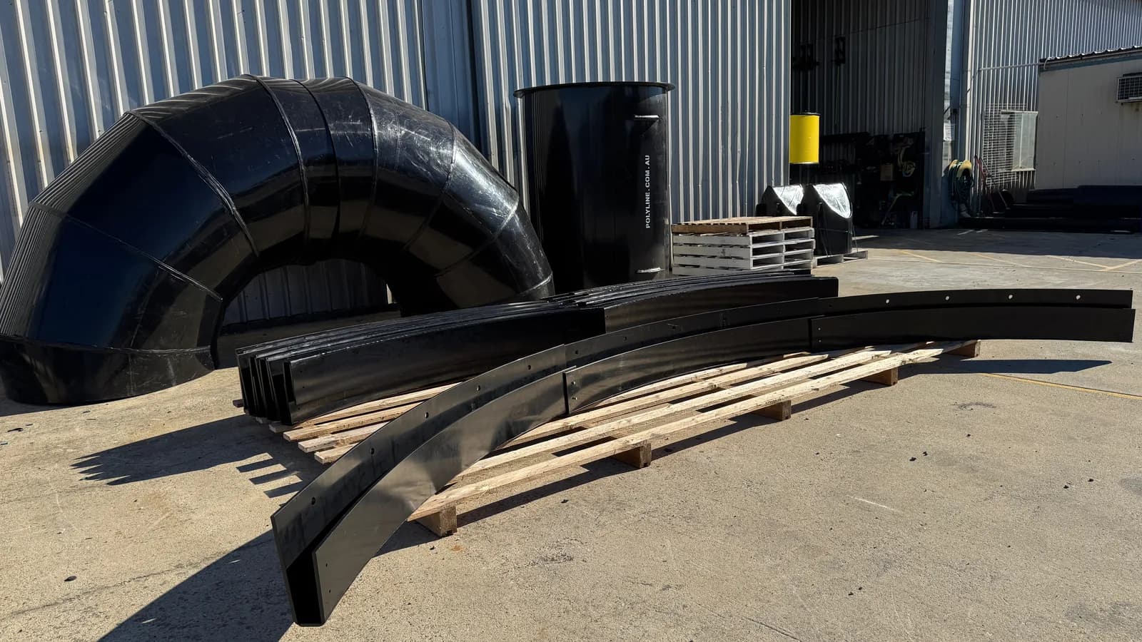HDPE water ring — alternative angle