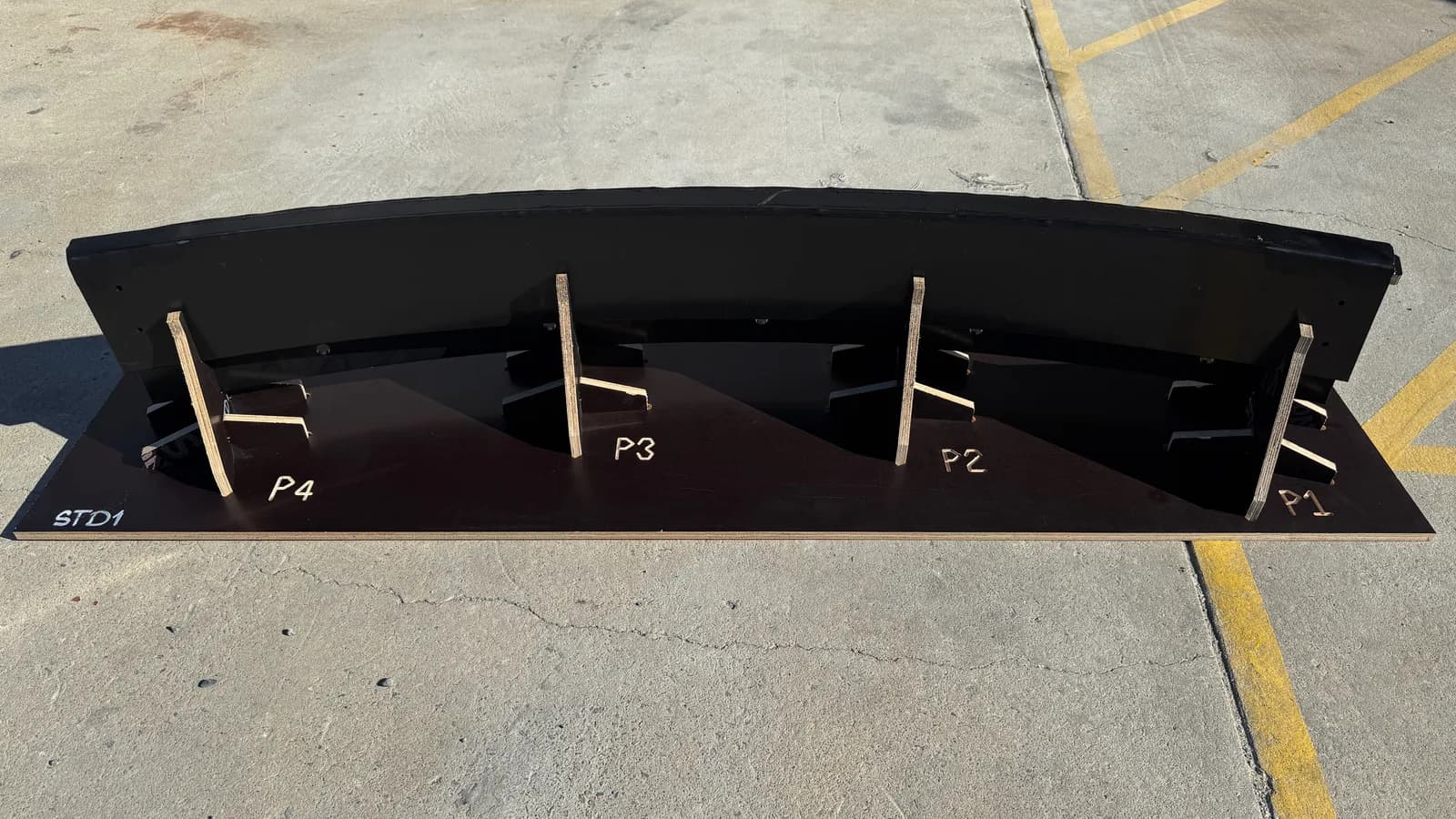 HDPE water ring — workshop fit-up